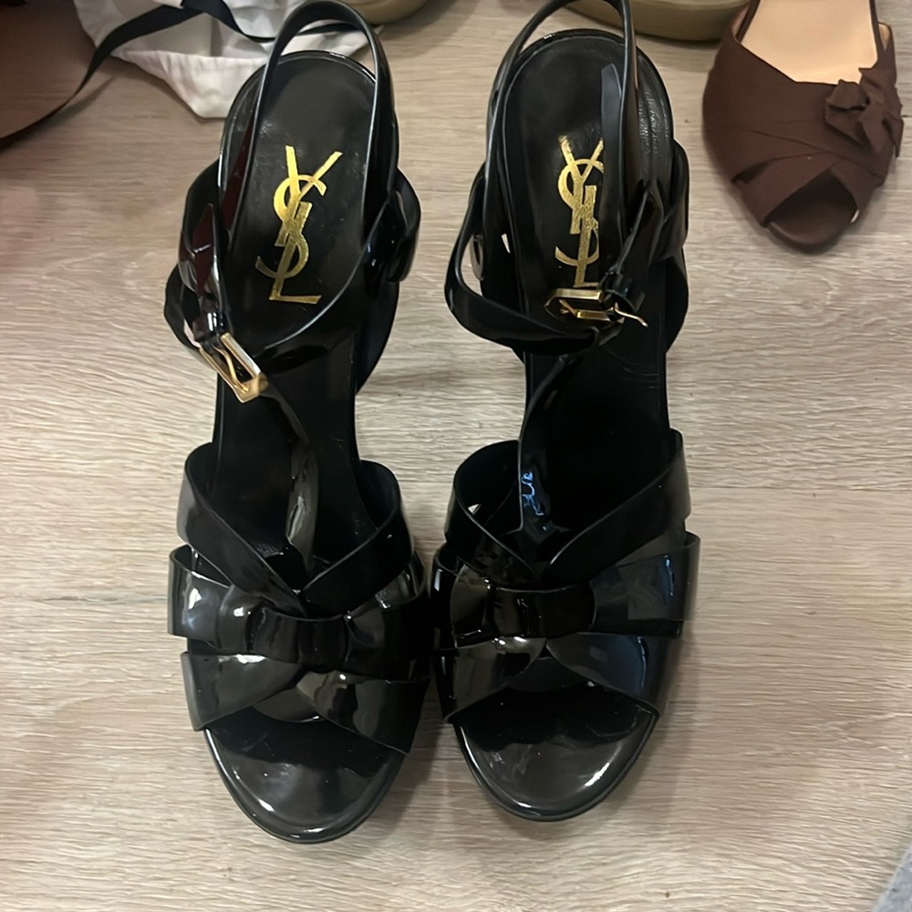 Ysl patent heels
